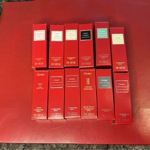 ❌SOLD❌NWT Cartier bundle sample perfumes